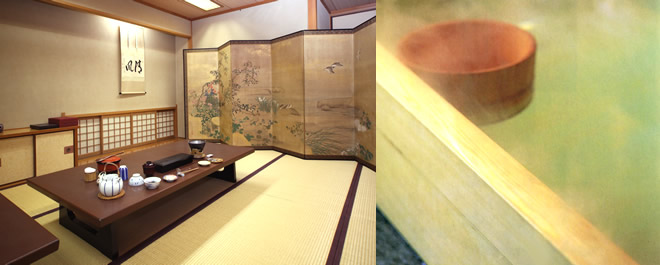 檜風呂（ひのきふ風呂）で癒しの時間、京都旅館せいしん庵